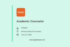 Academic Counselor (Remote) – Work From Home EdTech Job | Vedantu Careers