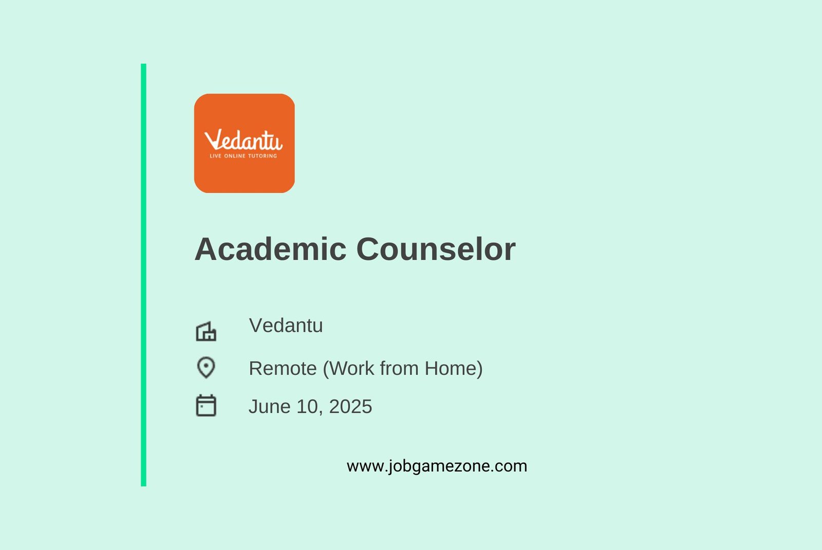 Academic Counselor (Remote) – Work From Home EdTech Job | Vedantu Careers
