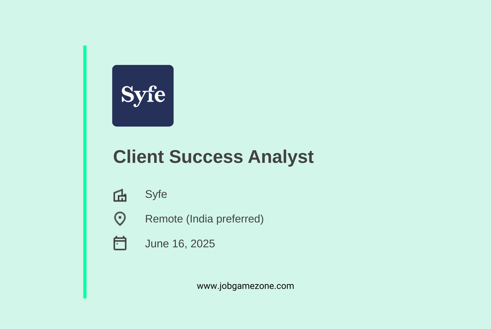 Client Success Analyst (Remote – India) | Syfe – Night Shift Fintech Support Job